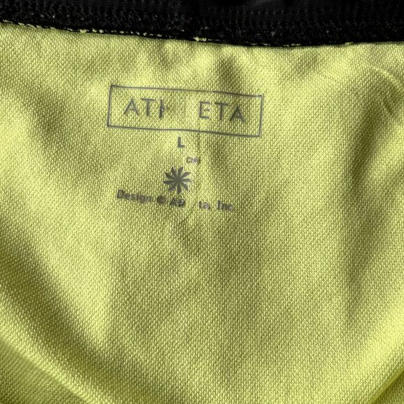 Athleta Splash Swim Shorts in Black Large Lined briefs Foldover Waistband - Picture 11 of 11